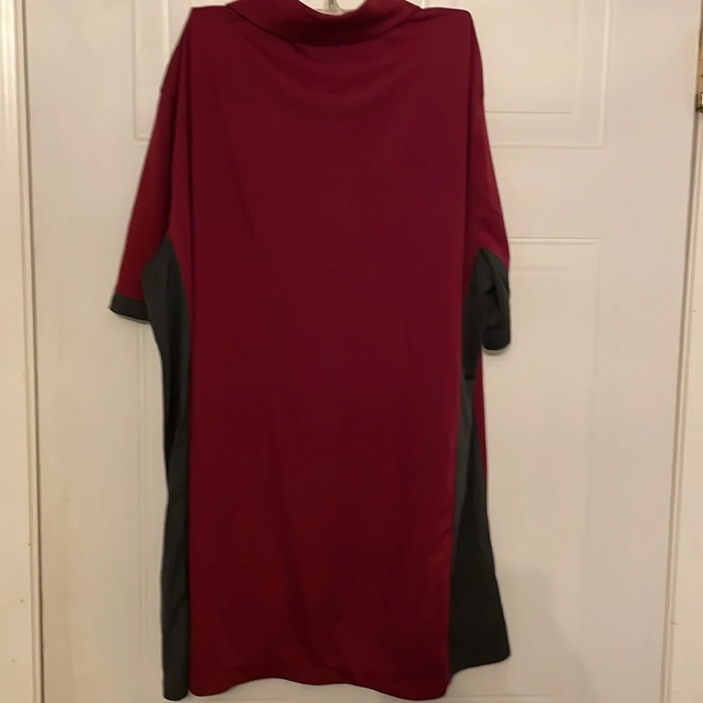 Nike Maroon Polo Shirt with Logo